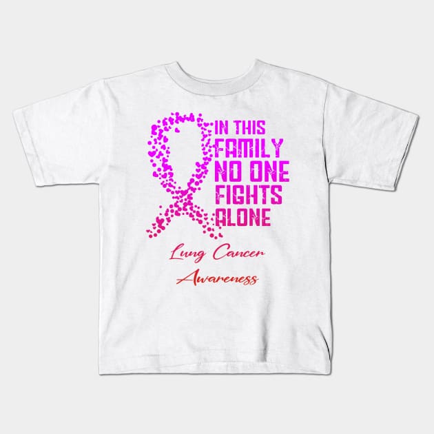 Fight Cancer Kids T-Shirt by Ciyouju